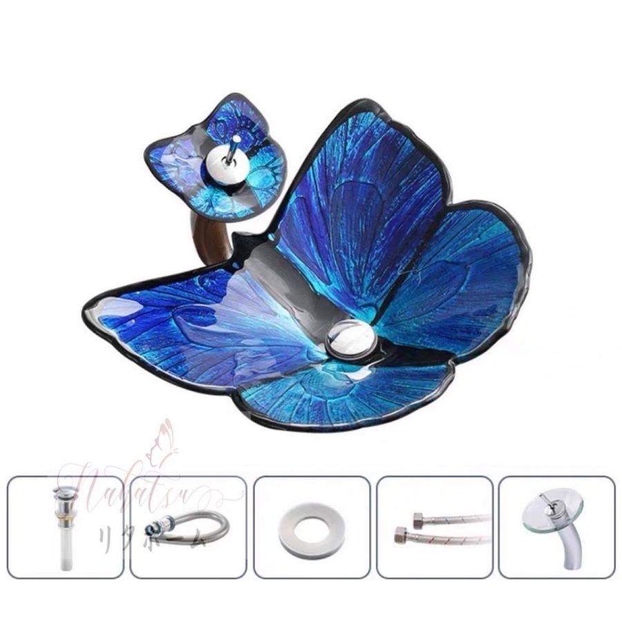 A30249 高級洗面ボウルセット 手水鉢 手洗器手洗い鉢 洗面器 蛇口 排水金具