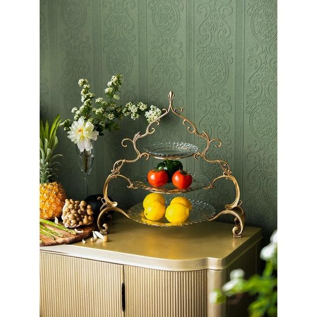 【新品】 高級果物皿　盛り皿 お菓子皿、フルーツプレート 豪華 果物カゴ お菓子鉢 【9438525926】(33783円)