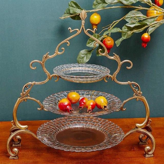 【日本未発売】 高級果物皿　盛り皿 お菓子皿、フルーツプレート 豪華 果物カゴ お菓子鉢 【IQ1094022053】(39158円)