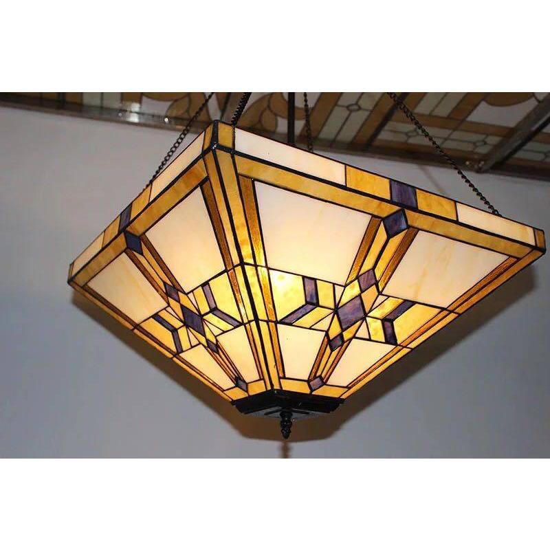 A18690 ステンドグラス　ペンダントライト豪華天井照明ステンドグラスランプ ガラス工芸品． 【ゴシック】