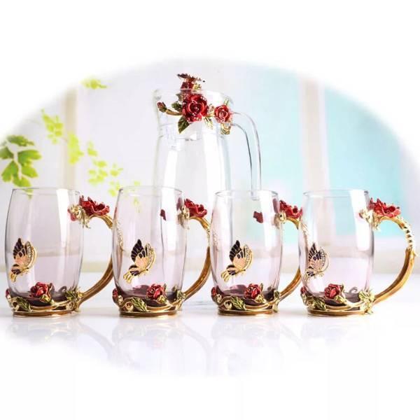 タチキチRICHFIELD カラーの花模様食器6種類 5セット（カップのみ4点