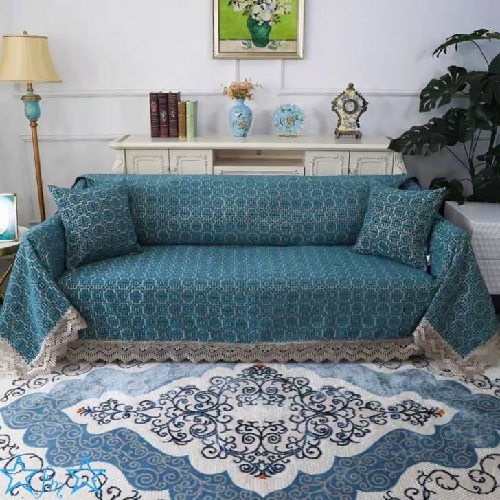 A09479 高級ソファーカバー ソファーシーツ 3人掛け マルチカバー  