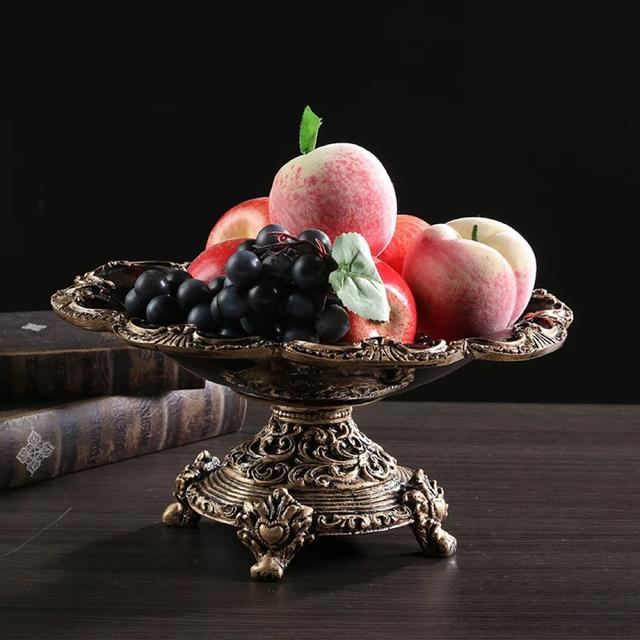 高級果物皿u3000盛り皿 お菓子皿、フルーツプレート 花柄豪華 果物カゴ