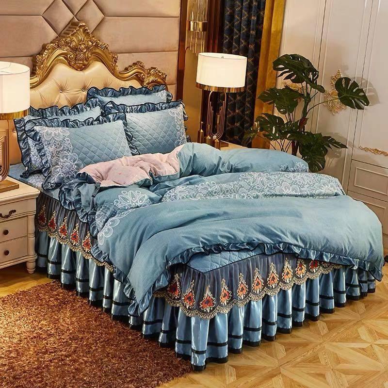 A01673 高級ワイドダブル ベッド用品4点セット ．寝具 ボックスシーツ　枕カバー掛け布団カバー ベッドカバー 別サイズあり