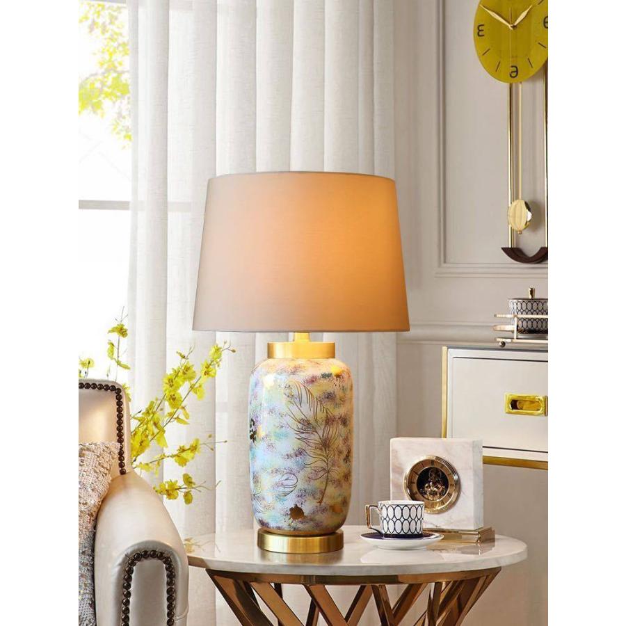 A15205 高級陶器照明スタンドライト テーブルランプ デスク