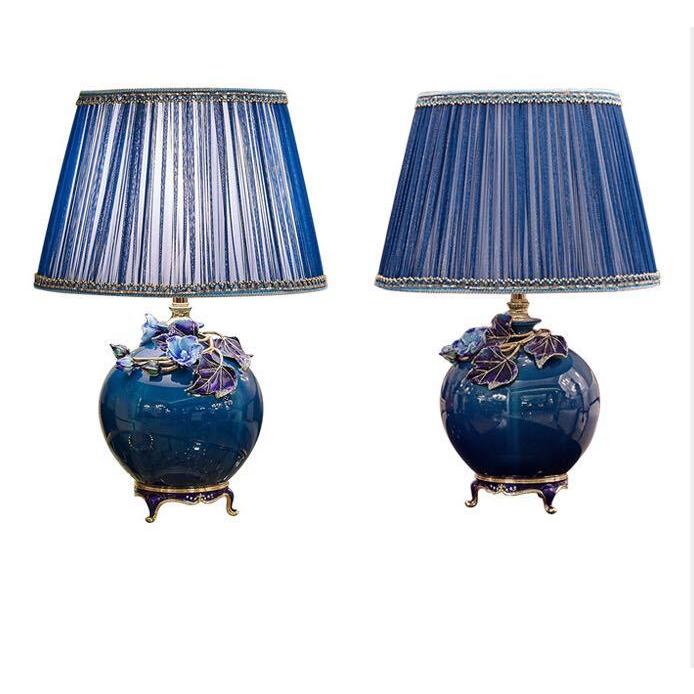 A26972 琺瑯彩照明スタンドライト テーブルランプ デスクライト 卓上