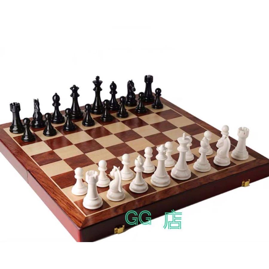 A13339 新品チェスセット チェス盤 駒 ボードゲーム アンティーク