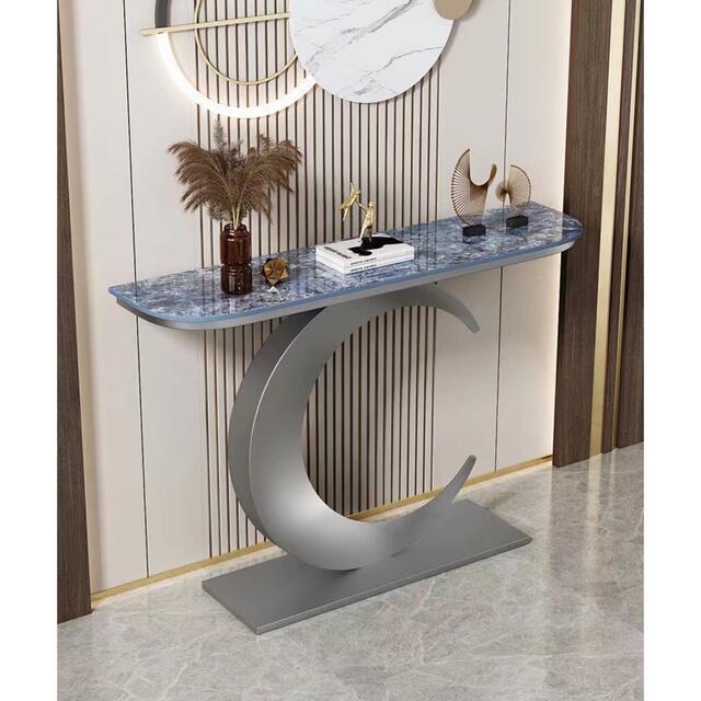 A07275 A 高級サイドテーブル ．コンソールテーブル 人造大理石玄関