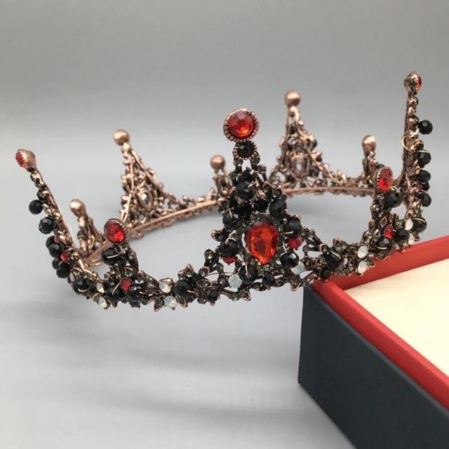 ウェディング 花嫁3点セット ．アクセサリー ティアラ+イヤリング+ネックレス_4