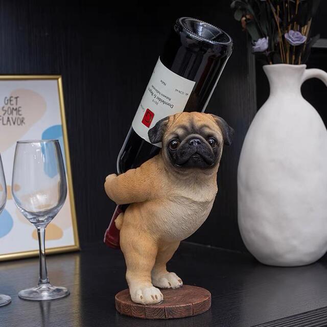 パグ雑貨．PUG ワインラック ワインホルダー ワインスタンド ワイン収納 パグ雑貨．PUG ワインラック ワインホルダー ワインスタンド