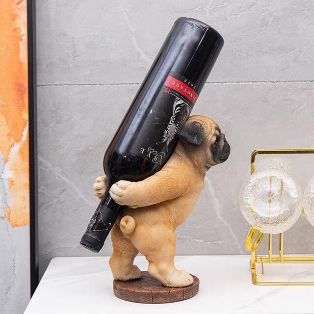パグ雑貨．PUG ワインラック ワインホルダー ワインスタンド ワイン収納 パグ雑貨．PUG ワインラック ワインホルダー ワインスタンド
