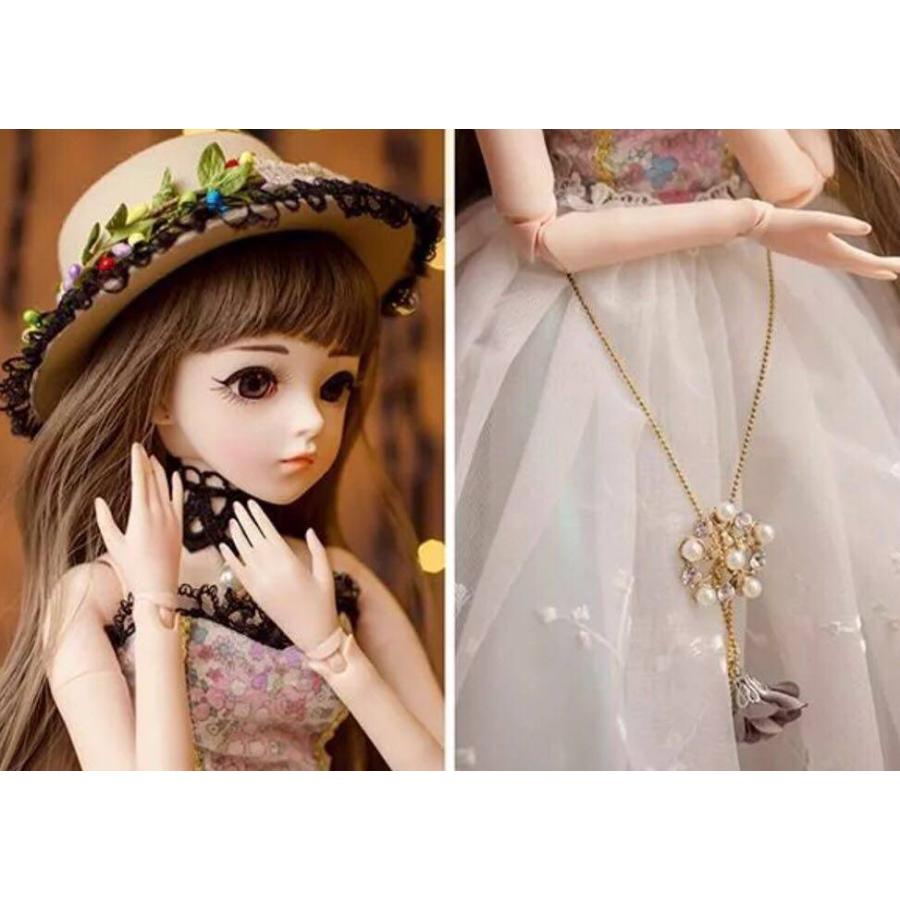 A21353 プリンセスドール 60cm フランス人形 西洋人形 衣装付き。球体