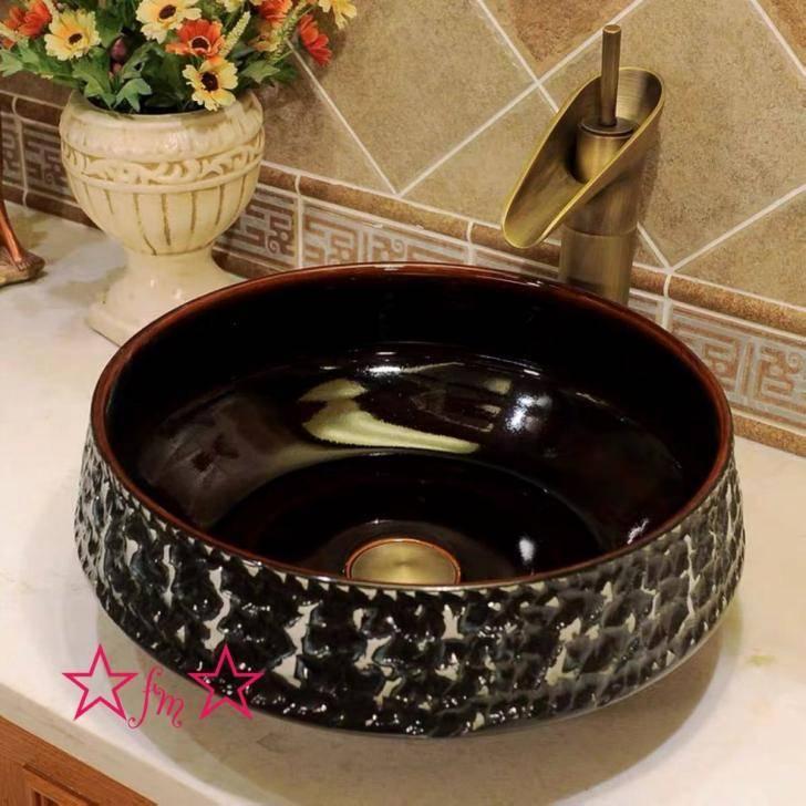 A10796 置き型洗面ボウルセット 手洗い器 デザイン 陶磁器 手洗い鉢