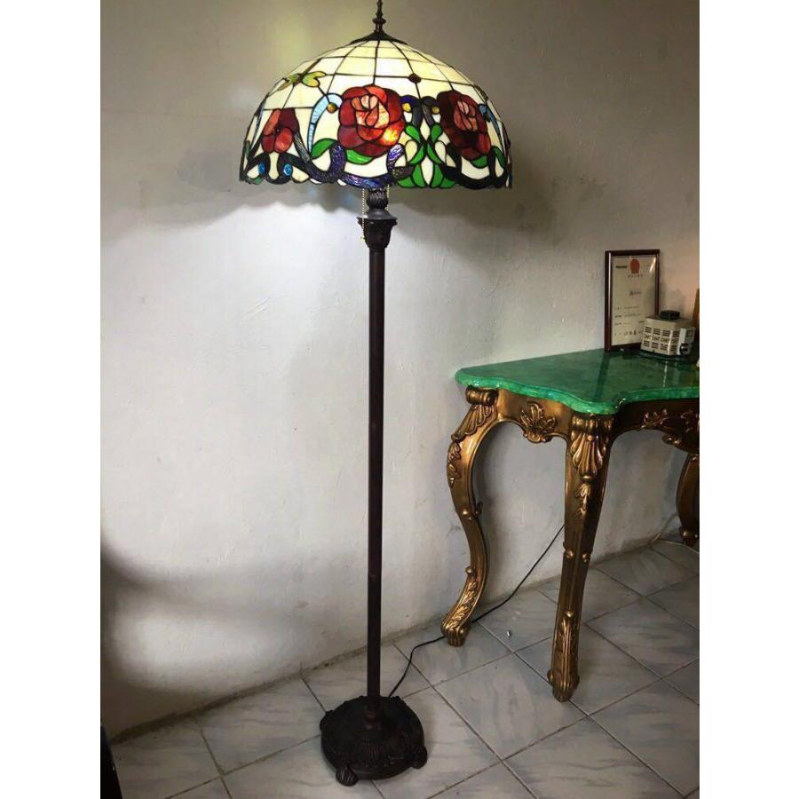 A17127 ステンドグラスフロアライト 間接照明 フロアスタンド 照明器具
