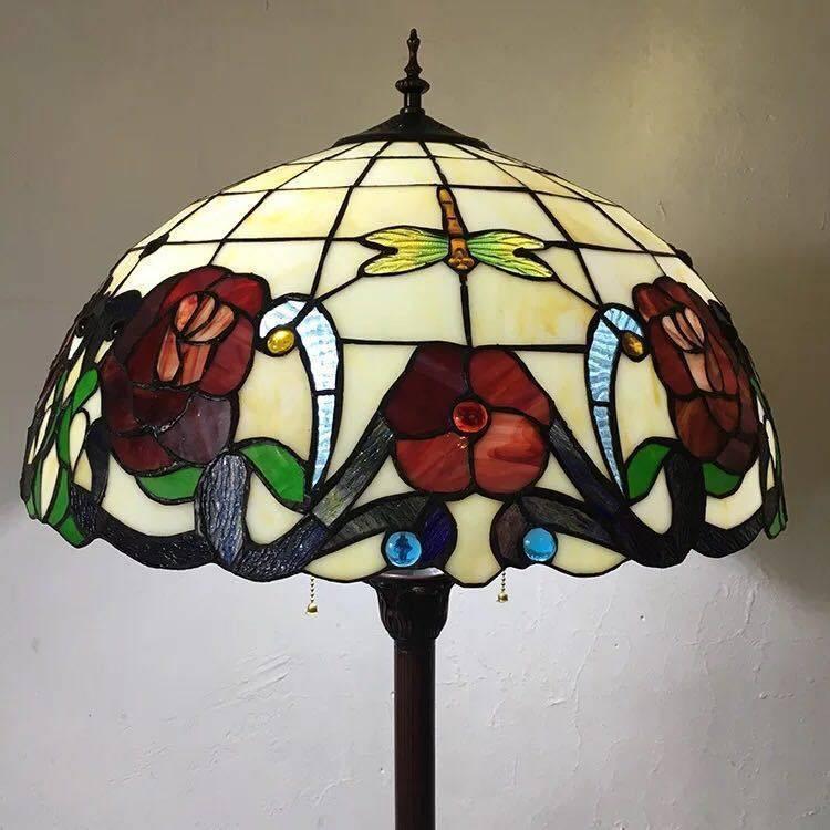 A17127 ステンドグラスフロアライト 間接照明 フロアスタンド 照明器具