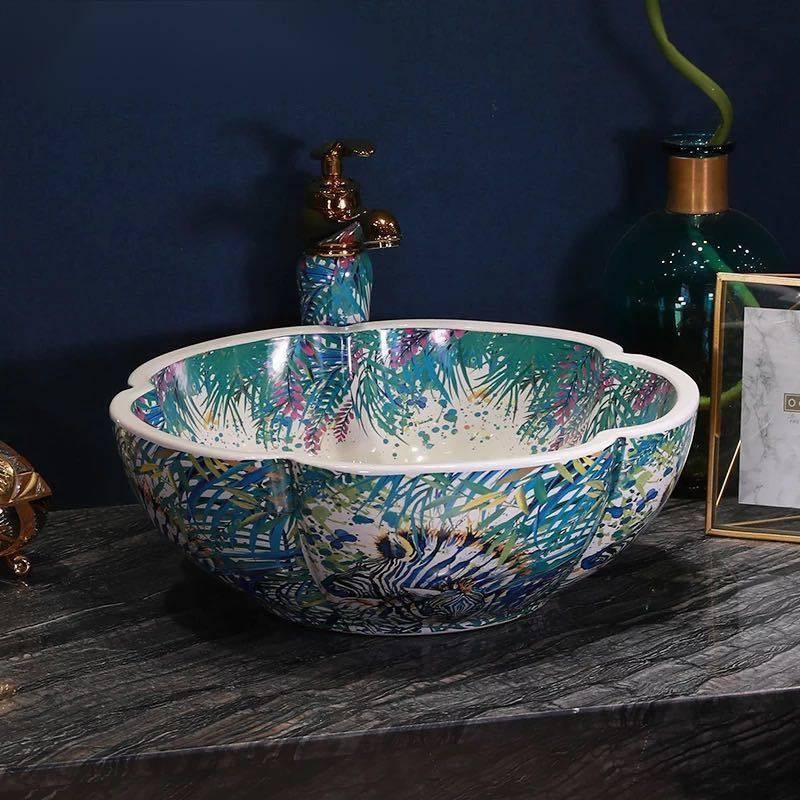 A05558 洗面台 洗面ボウルセット 洗面ボール 陶器 手水鉢 手洗器