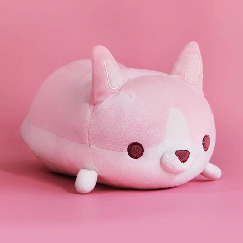 A コーギー 犬 ぬいぐるみ コーギー雑貨 可愛い ピンク L 夢ハウス 通販 Yahoo ショッピング