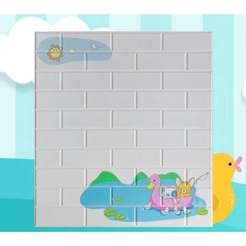 A 50枚 70cm 77cm 背景壁 3d立体レンガ模様壁紙 住宅設備 防水