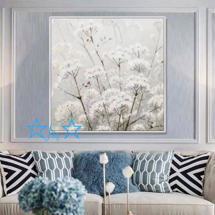 夏の特価セール A 手作り油絵 玄関飾り 手描き油絵 応接間掛画壁掛け 壁飾り70x70cm サイズオーダー可能 別注 Www Easydoccall Com