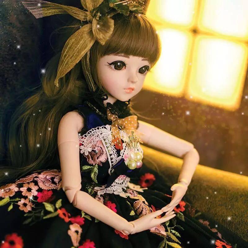 A21351 プリンセスドール 60cm フランス人形 西洋人形 衣装付き。球体