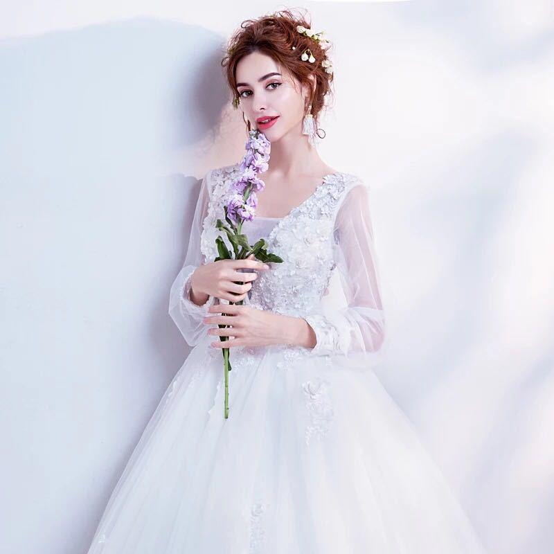 A20389 ウエディングドレス 結婚式ドレス フォーマル 披露宴 演奏会 発表会(XS〜3XL)_2