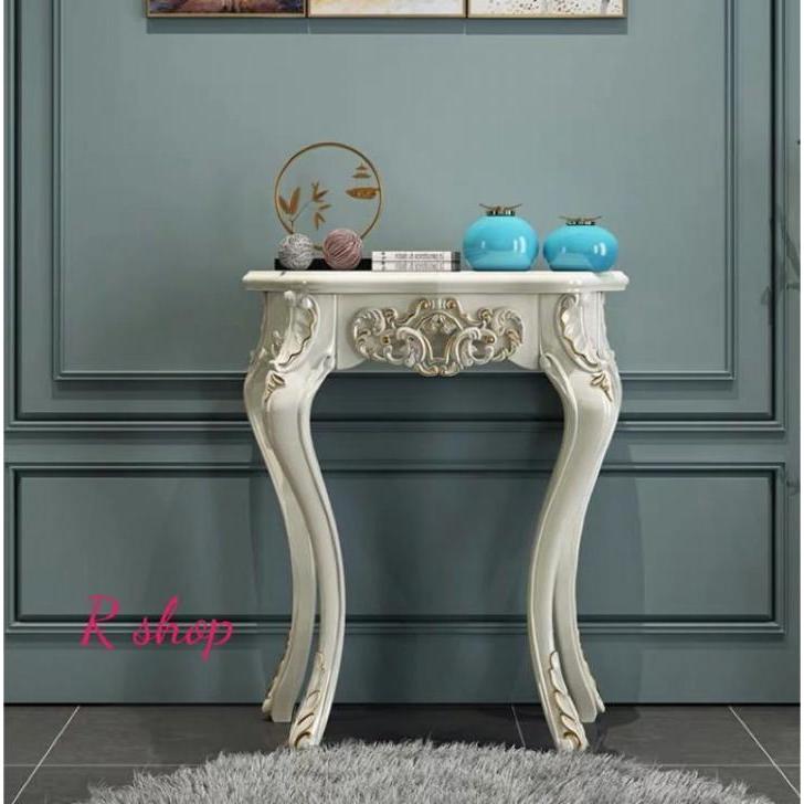 送料無料価格 A16222 ヨーロッパ調サイドテーブル コンソールテーブル