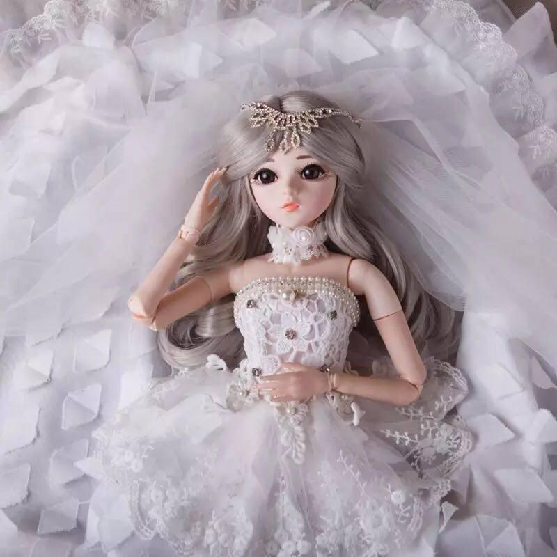 A21347 プリンセスドール 60cm フランス人形 西洋人形 衣装付き 球体