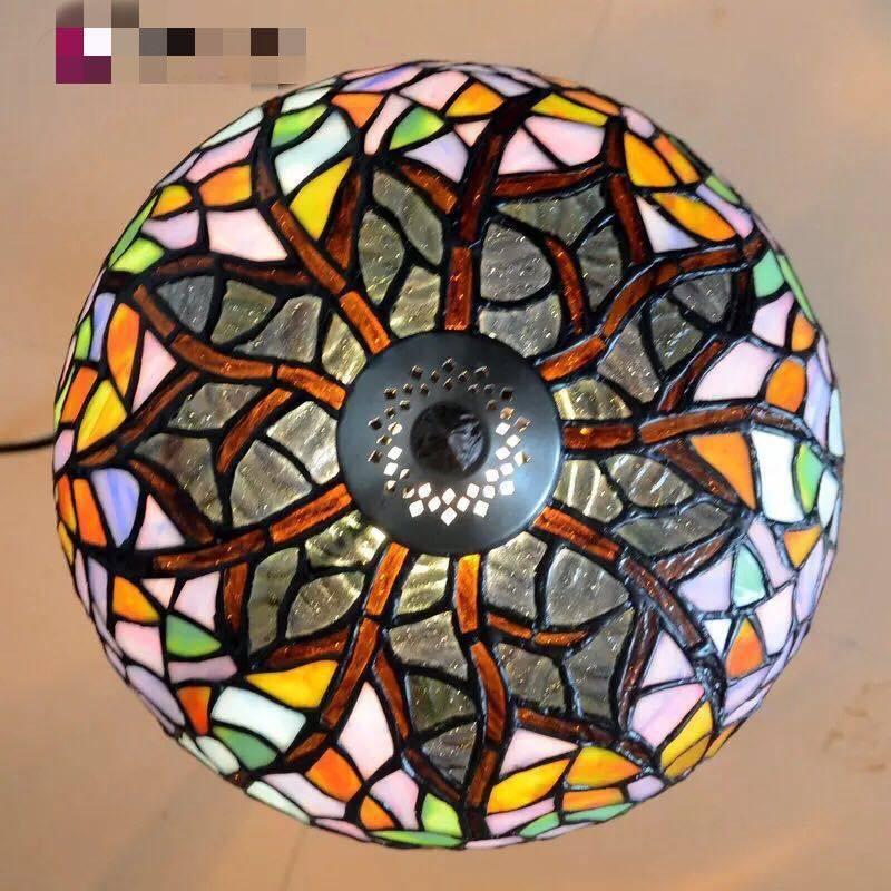 A18893 ステンドグラスランプ 卓上スタンド 豪華テーブルランプ 卓上照明