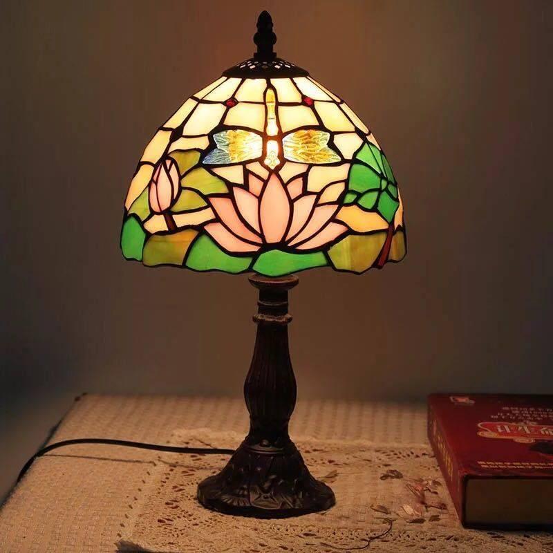 豪華ステンドグラスランプ 卓上スタンド 豪華テーブルランプ卓上照明