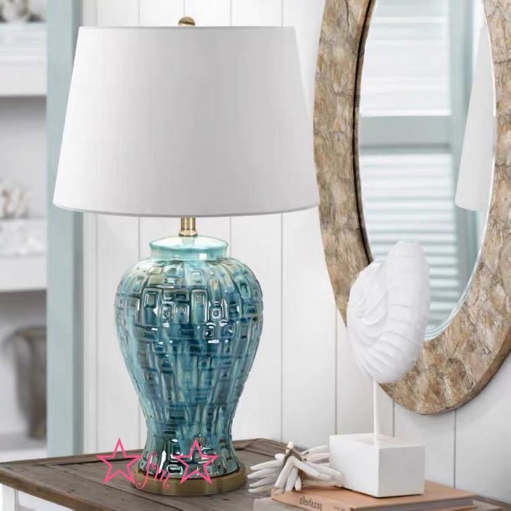 A10504 照明スタンドライト テーブルランプ デスクライト 卓上ステンド 高級陶器スタンド テーブルライト 照明器具 テーブルランプ 北欧 インテリア デスク