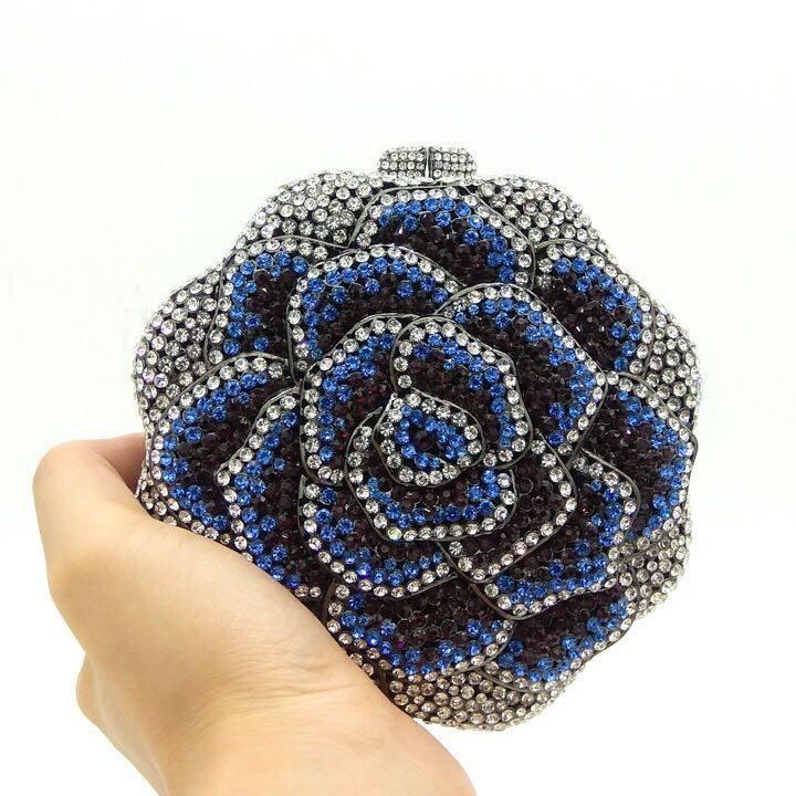 A22071 豪華パーティーバッグ ．キラキラ ストーンBAG クラッチバッグ  