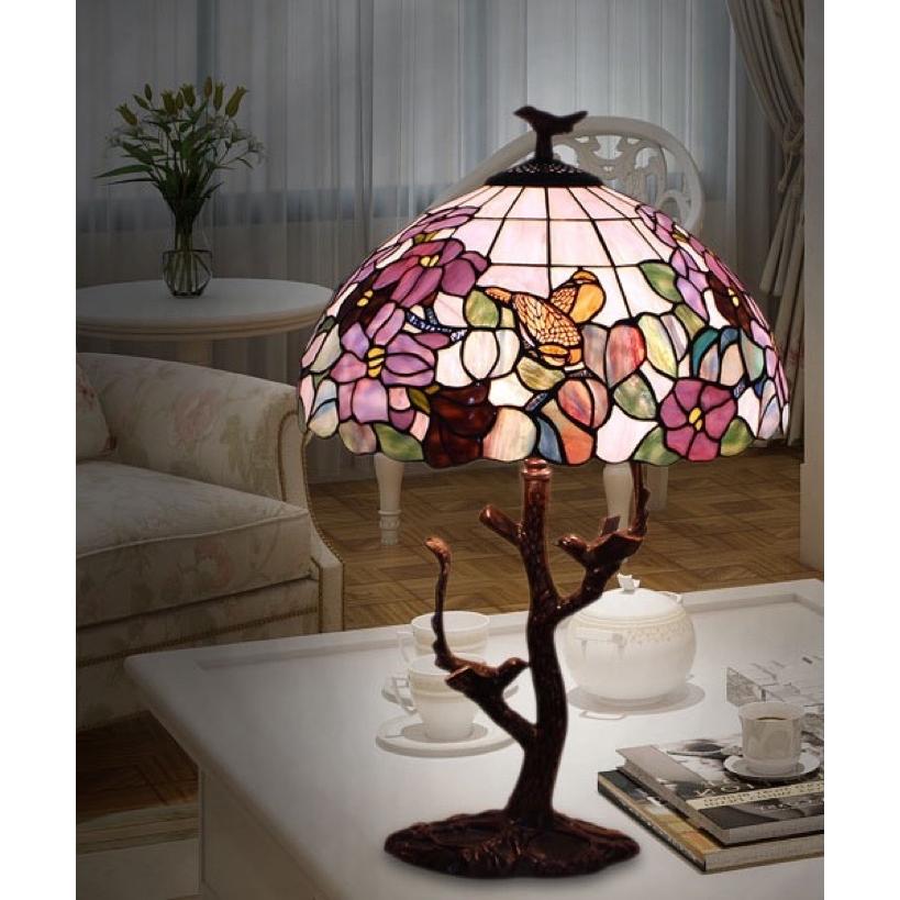ステンドグラスランプ 卓上スタンド 豪華テーブルランプ 卓上