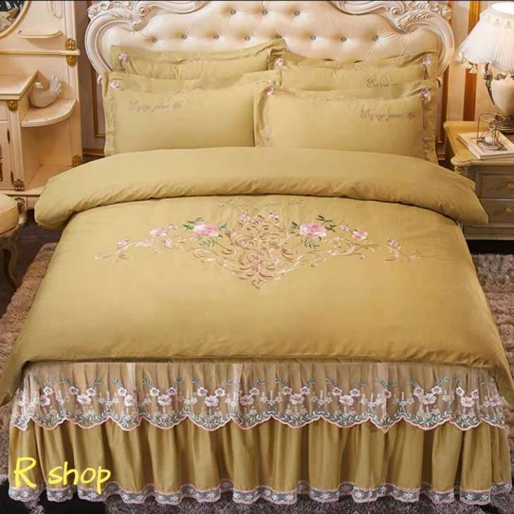 A16628 高級ワイドダブル ベッド用品4点セット ．寝具 ボックスシーツ　枕カバー掛け布団カバー ベッドカバー 別サイズあり