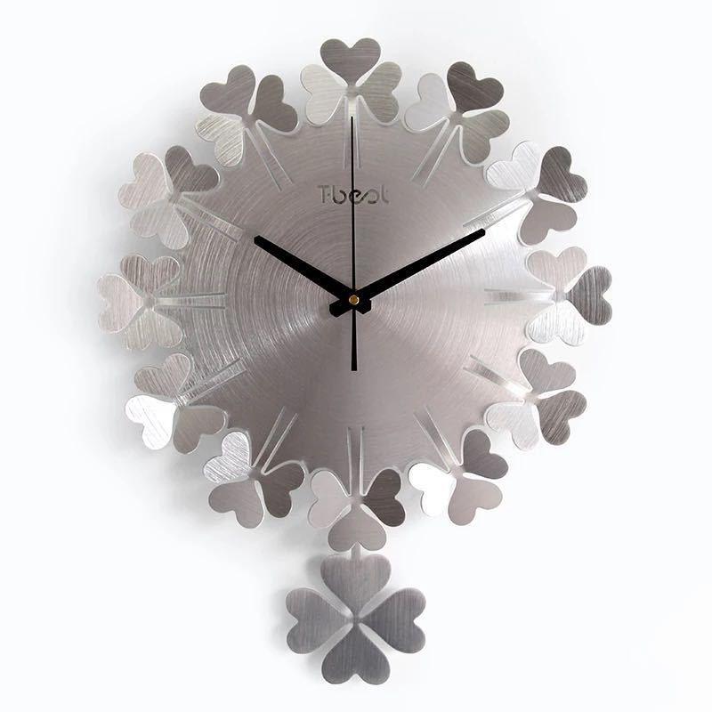 A13777 壁掛け時計 クロック 高級感時計 豪華時計．