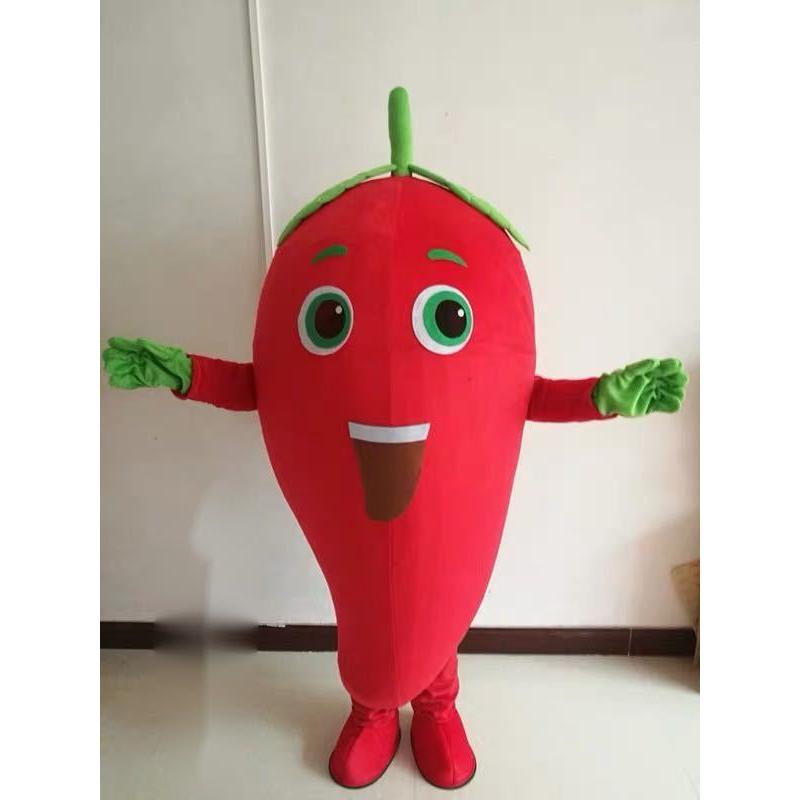 A11554 コスプレ衣装 着ぐるみ 大人用着ぐるみ きぐるみ キャラクター ハロウィン ．仮装 唐辛子