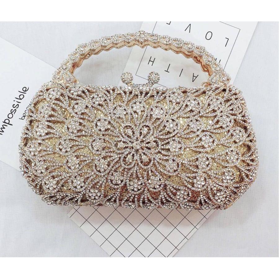 A22111 豪華パーティーバッグ キラキラ ストーンBAG クラッチバッグ  