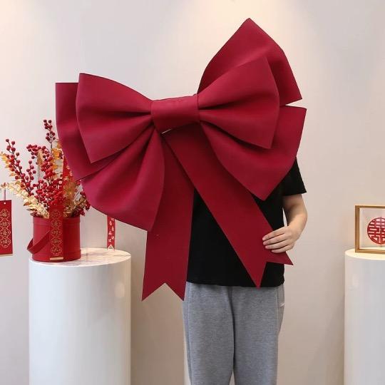 100cmビッグリボン大型リボン立体型リボン納車式クリスマス飾り 結婚式