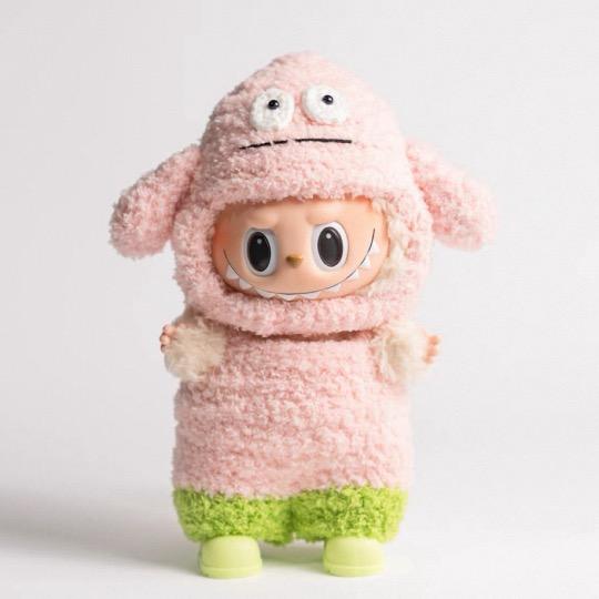 新品3点セット labubuラブブぬいぐるみ服17cm着せ替え着ぐるみ : 夢