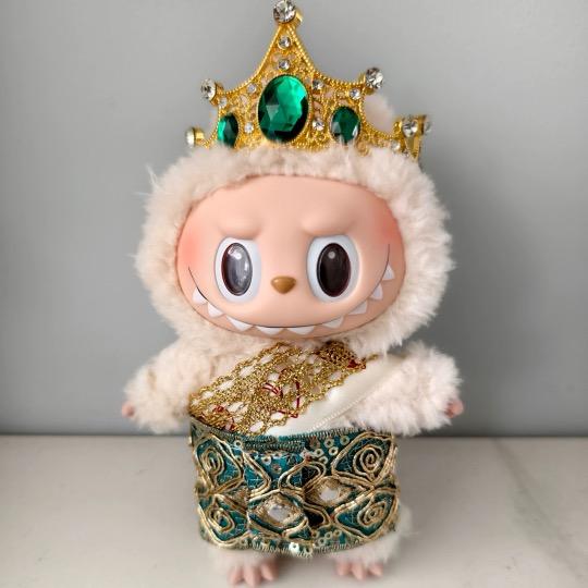 新品2点セットタイ風labubuラブブぬいぐるみ服17cm着せ替え着ぐるみ