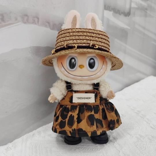 新品3点セット labubuラブブぬいぐるみ服17cm着せ替え着ぐるみ : 夢