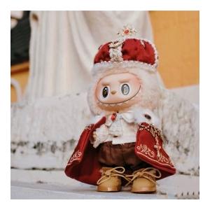 ラブブ 着せ替え服 王様 新品4点セット王様labubuラブブぬいぐるみ服17cm着せ替え 着ぐるみ