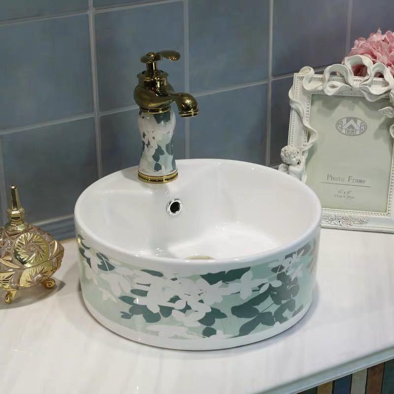 A13576 洗面ボウルセット 洗面ボール 陶器 手水鉢 手洗器 手洗い鉢