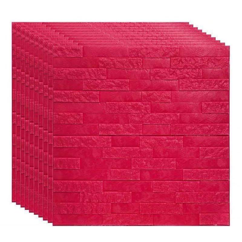 A 50枚 60cm 60cm 背景壁 内装 3d立体レンガ模様壁紙 汚い防止