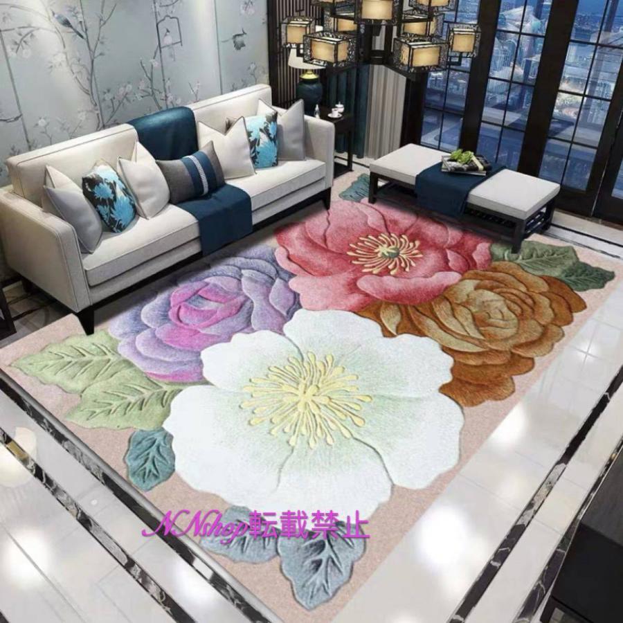 A19315 高級感カーペット ．ラグマット160x230cm ホットカーペット対応 玄関マット サイズオーダー可能