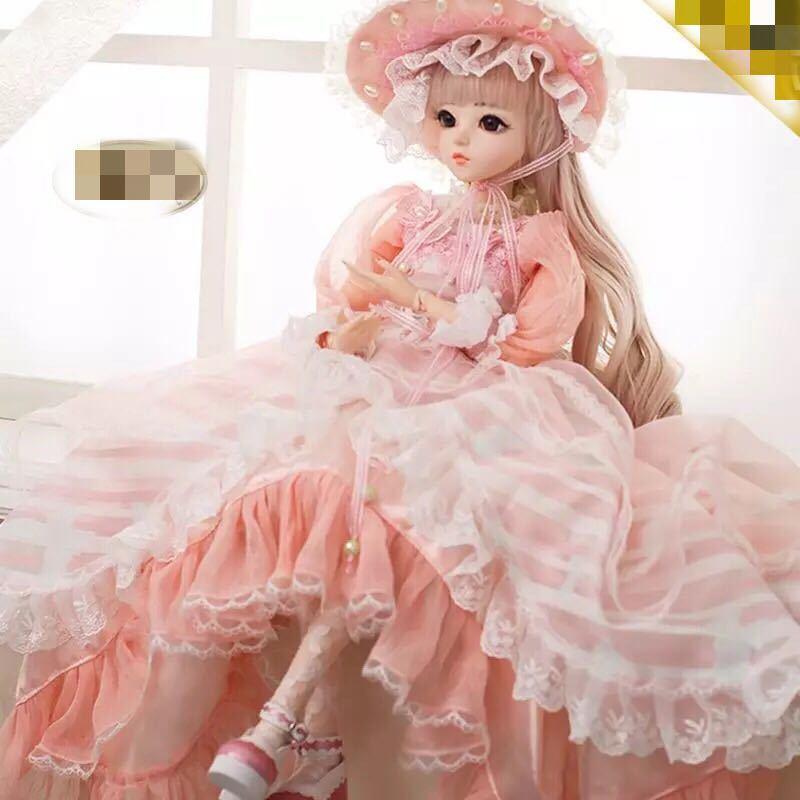 A21345 プリンセスドール 60cm フランス人形 西洋人形 衣装付き 球体