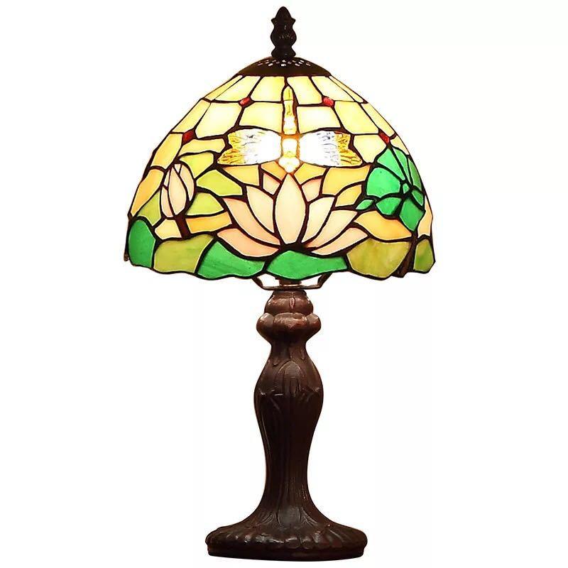 A18939 ステンドグラスランプ 卓上スタンド 豪華テーブルランプ 卓上