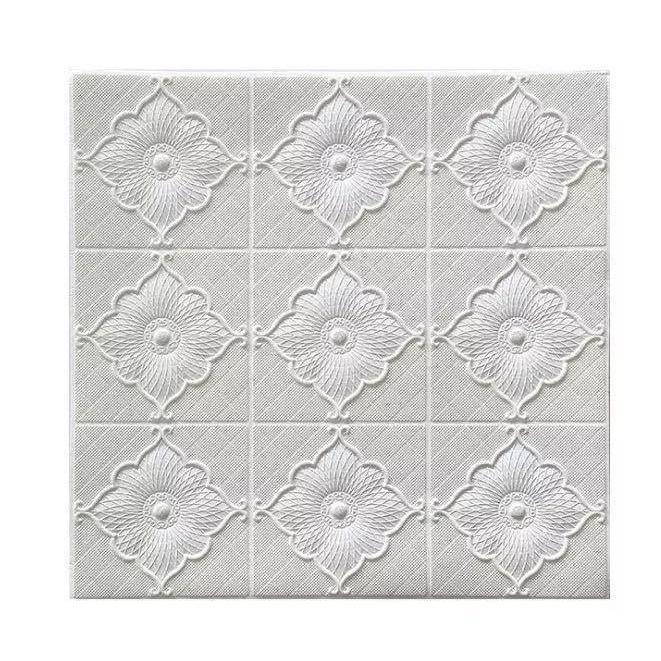 A14023 50枚 70cm×70cm 背景壁 ．3D立体レンガ模様壁紙 防水 汚い防止 カビ防止