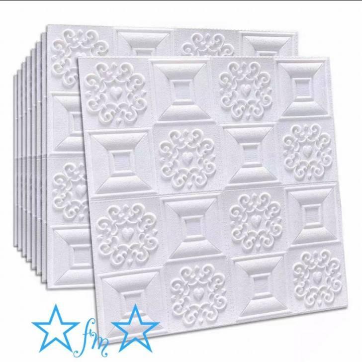 A 50枚 70cm 70cm 背景壁 3d立体レンガ模様壁紙 内装 T 防水