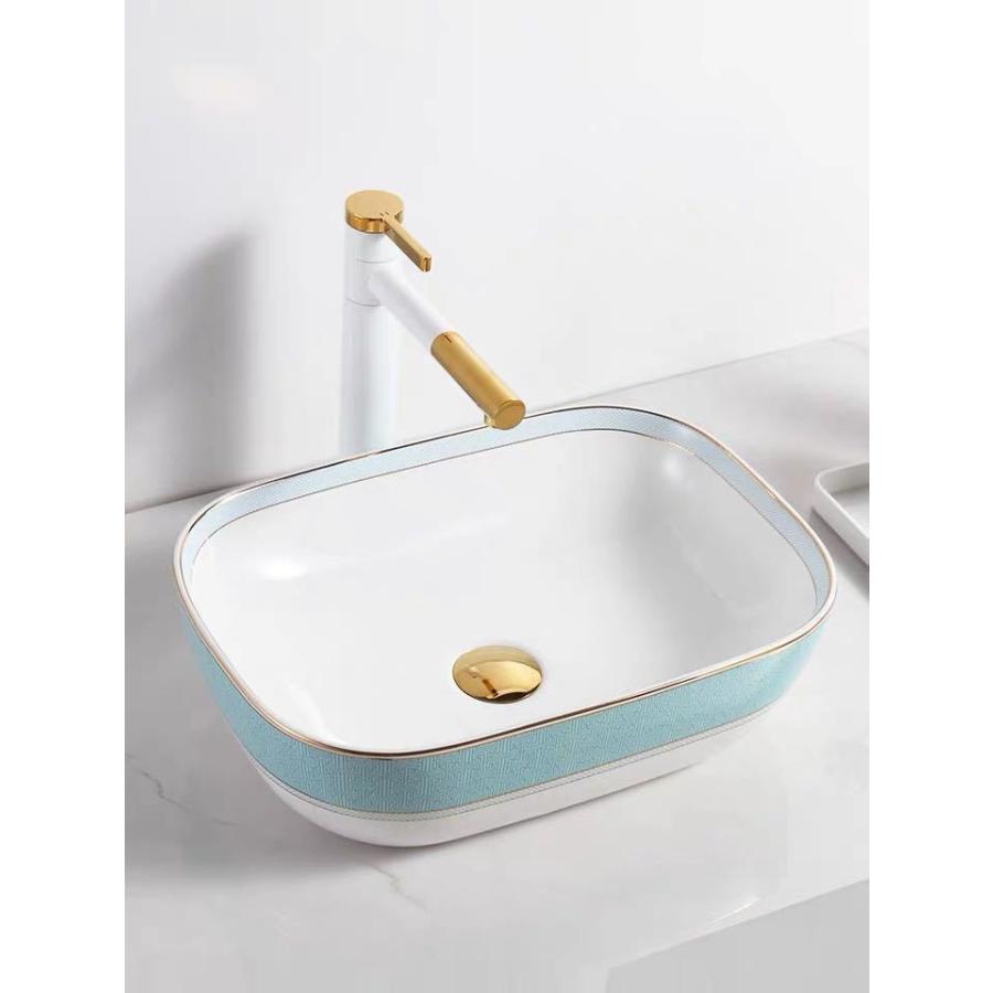 A15169 高級洗面台 洗面ボウルセット 洗面ボール 陶器 手水鉢 手洗器 手洗い鉢 洗面器 蛇口付き