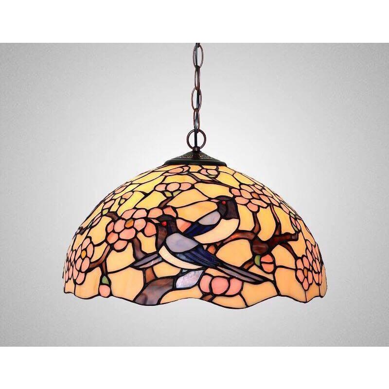 A20758 ステンドグラス．ペンダントライト．豪華天井照明ステンド